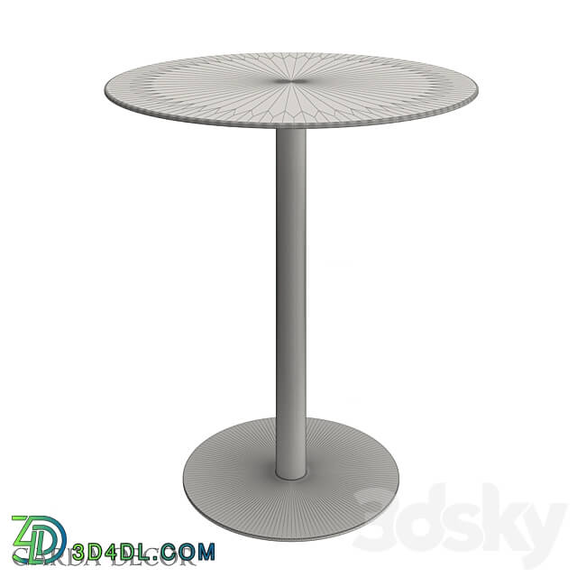 STREET BAR TABLE MUSE ANTHRACITE 39AR A3078T 1 Garda Decor 3D Models 3DSKY