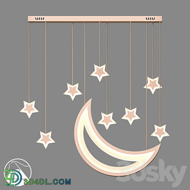 Pendant light - LampsShop.ru CPDL7003 Pendant Moon and Stars