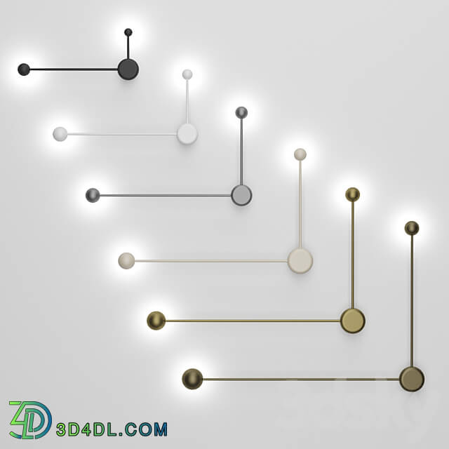 Wall light - LED wall lamp_ sconce IT-Dots Corner from Integrator