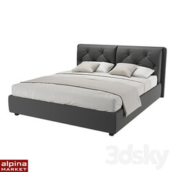 OM Double bed DIONISIA with braces Bed 3D Models 3DSKY 