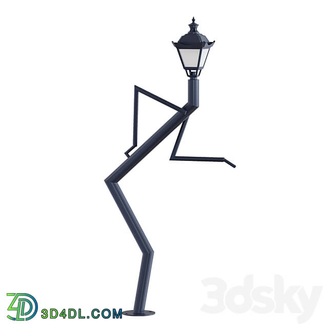 Street lighting - LED Park Lighting Stolb Human OS-1