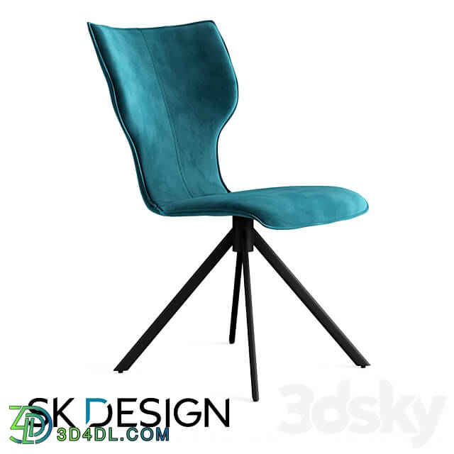 Essen chair with metal support 3D Models 3DSKY