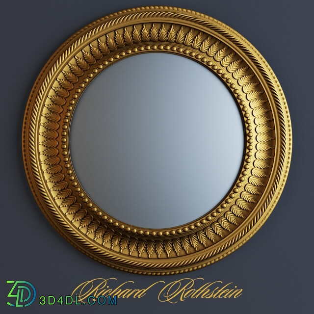 CGMood 18th Century Design Round Convex Mirror