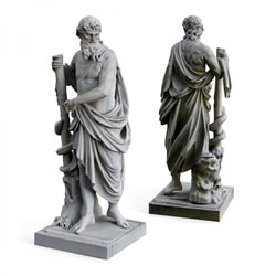 CGMood Asklepios Statue 