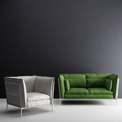 CGMood Cappellini Basket Sofa And Armchair 