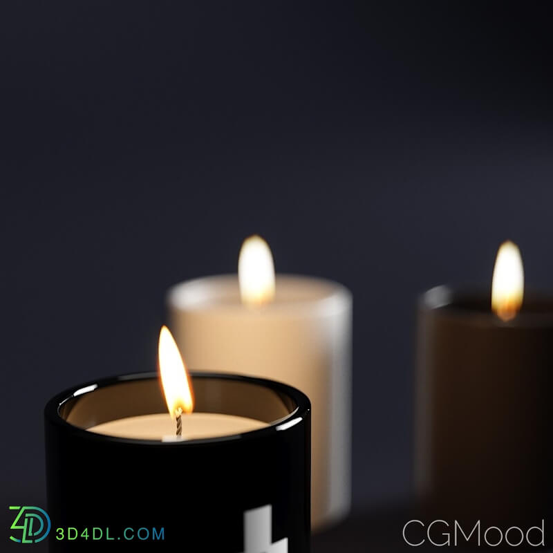 CGMood Ceramic Candles For Burlon