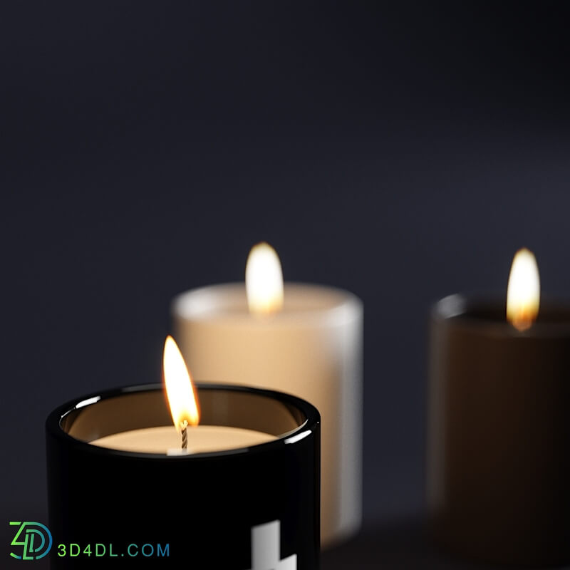 CGMood Ceramic Candles For Burlon