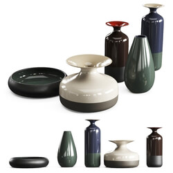 CGMood Ceramic Vases Stromboli By Natuzzi 