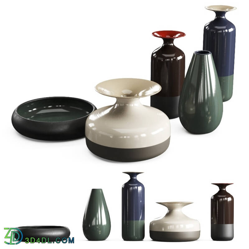 CGMood Ceramic Vases Stromboli By Natuzzi