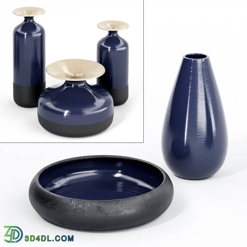 CGMood Ceramic Vases Stromboli By Natuzzi