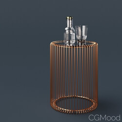 CGMood Copper Wire Side Table 