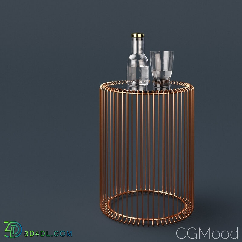 CGMood Copper Wire Side Table