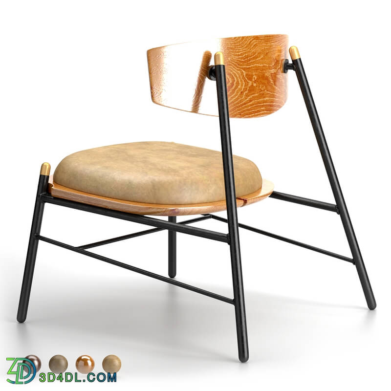 CGMood District Eight Kink Lounge Chair