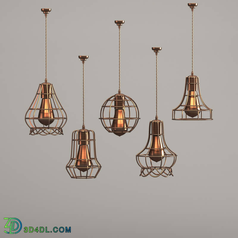 CGMood Five Hanging Lights 02