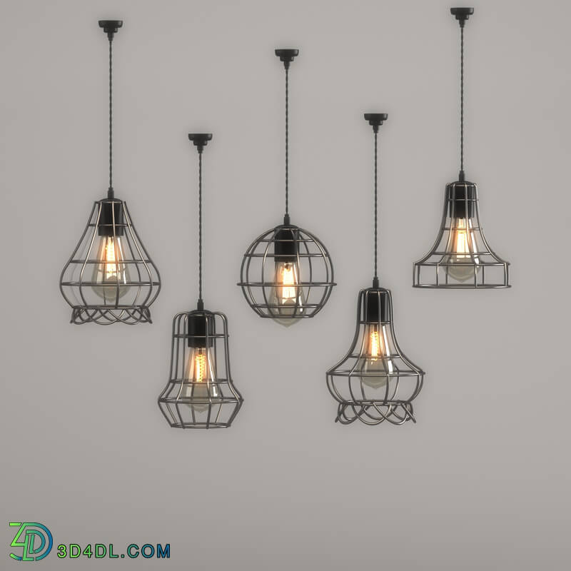 CGMood Five Hanging Lights 02