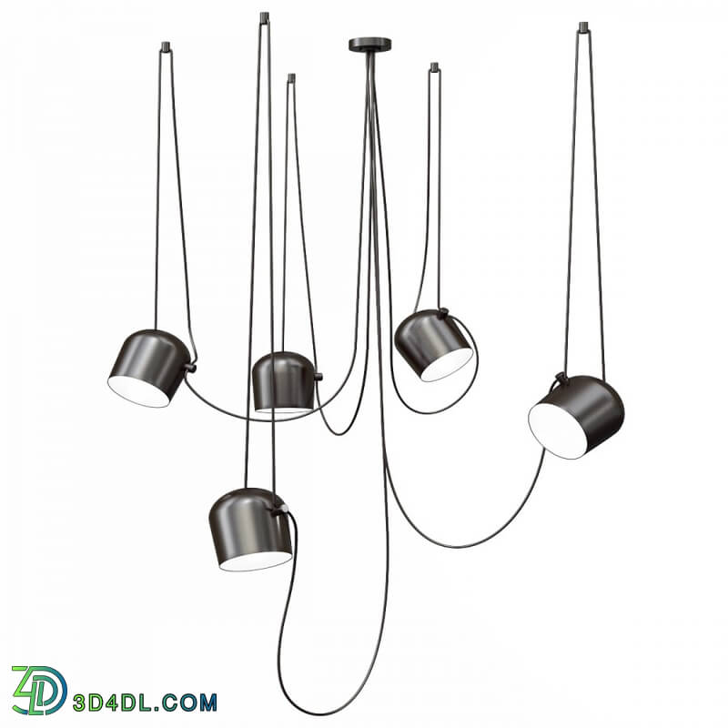 CGMood Flos Aim 5 Pendant Lighting Black And White