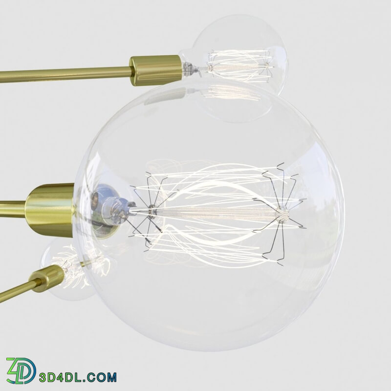 CGMood Hikari Sputnik Molecular Chandelier