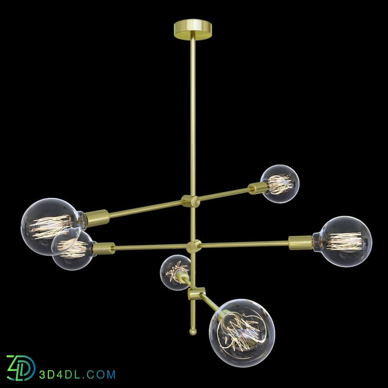 CGMood Hikari Sputnik Molecular Chandelier