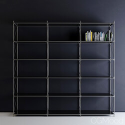 CGMood Ikea Industrial Steel Bookshelf 