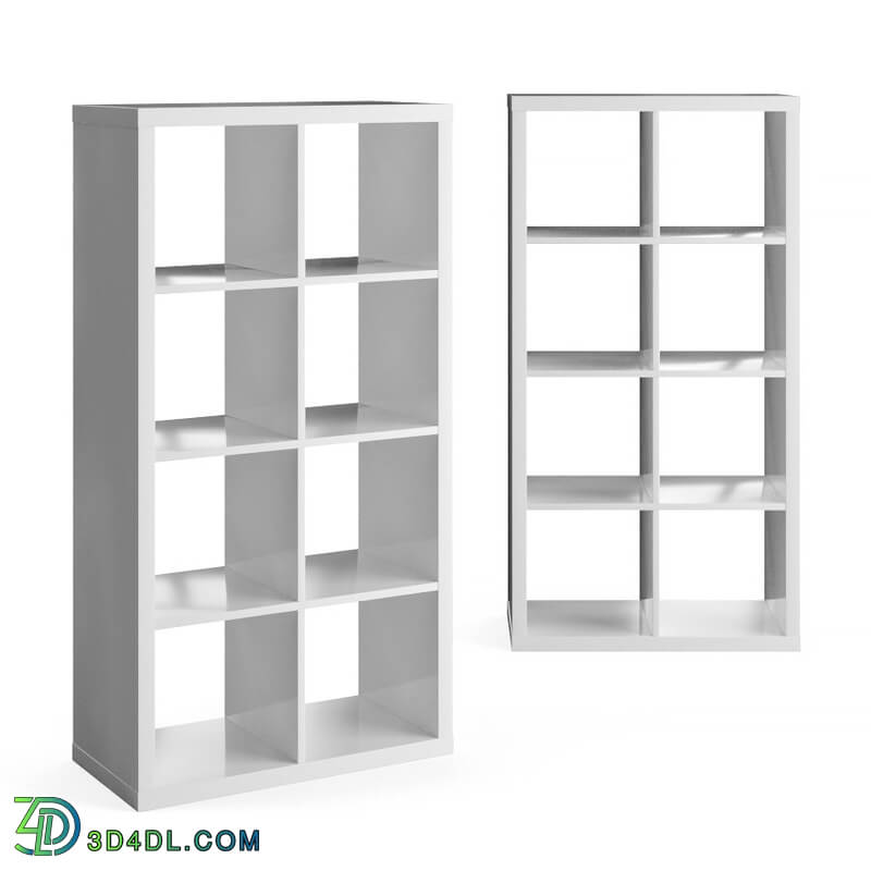 CGMood Ikea Kallax Shelving Unit 2x4