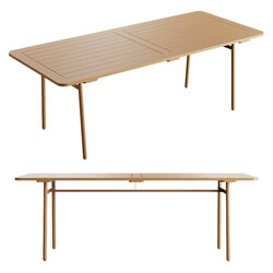 CGMood Kettal Riva Wooden Table 