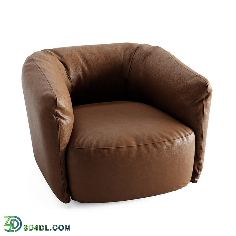 CGMood Leather Armchair Soft