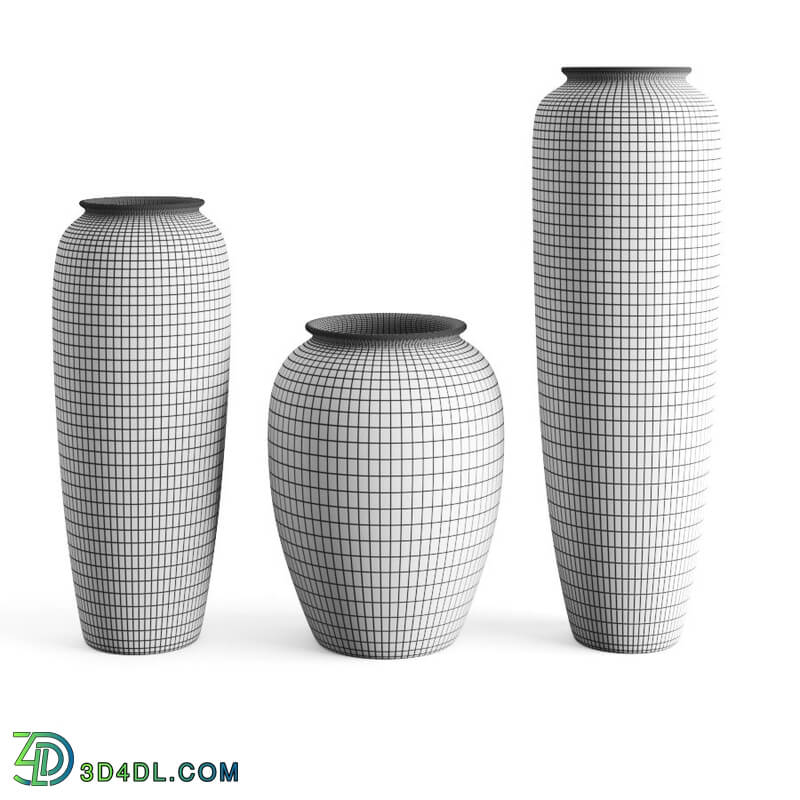 CGMood Ornamental Ceramic Vase Set