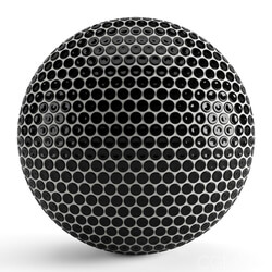 CGMood Round Black Tiles 003 