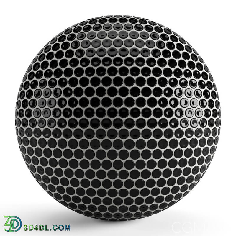 CGMood Round Black Tiles 003