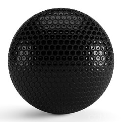 CGMood Round Black Tiles 004 