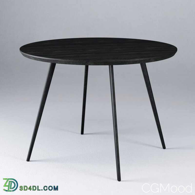 CGMood Round Wooden Table