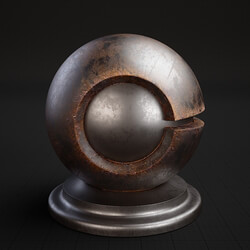 CGMood Rusty Iron Material 