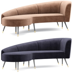 CGMood Safavieh Couture Evangeline Velvet Parisian Sofa 