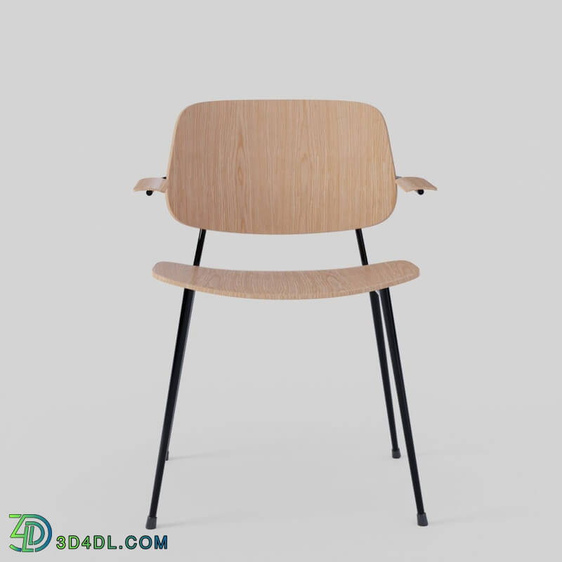 CGMood Soborg Chair Metal Base Archmair