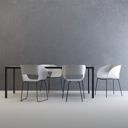 CGMood Vintage Chair And Illum Table By Tribu 