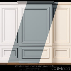 CGMood Wall Molding 10 Boiserie Classic Panels 