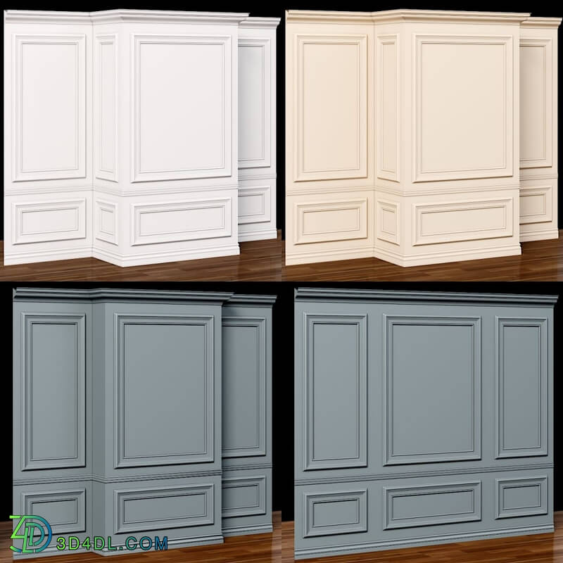 CGMood Wall Molding 10 Boiserie Classic Panels