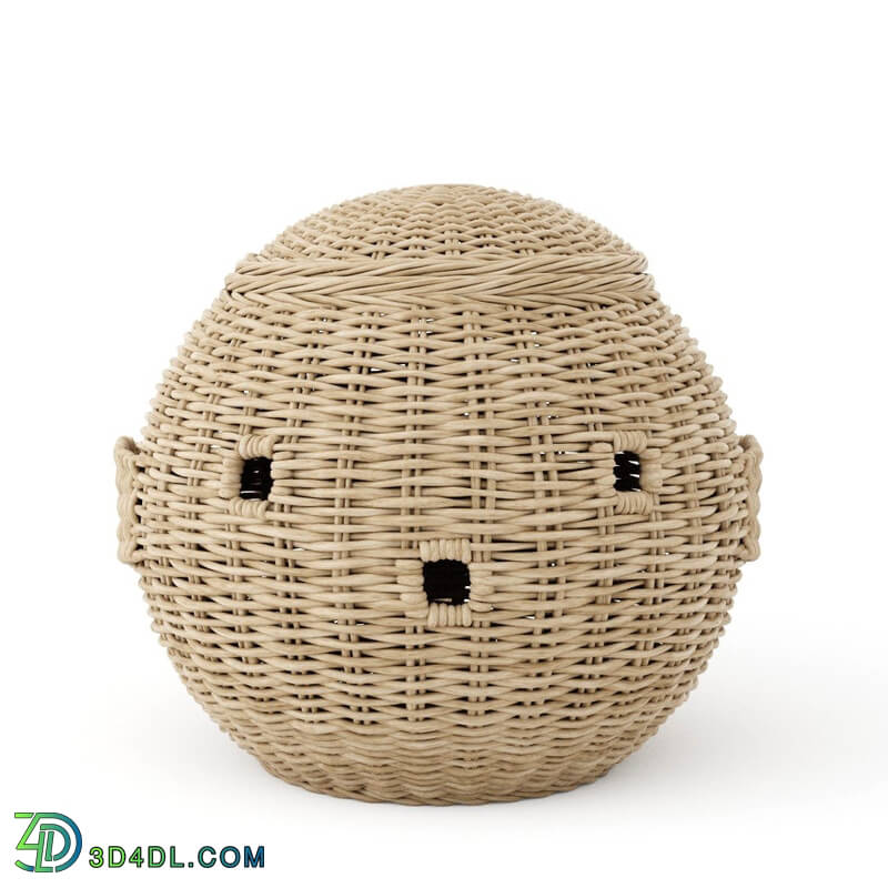 CGMood Wicker Basket Fish