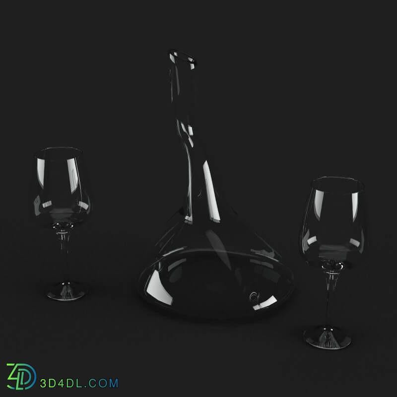 CGMood Wine Decanter And Wine Glass