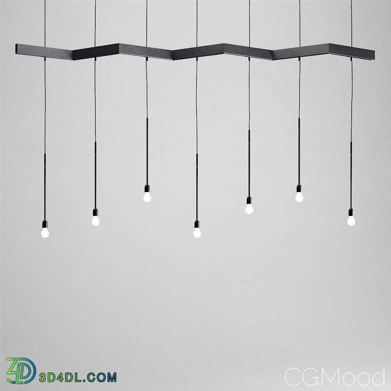 CGMood Zig Zag Suspension Light By Csma