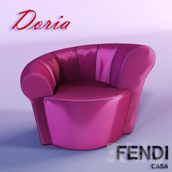 Armchair Doria Fendi Casa 