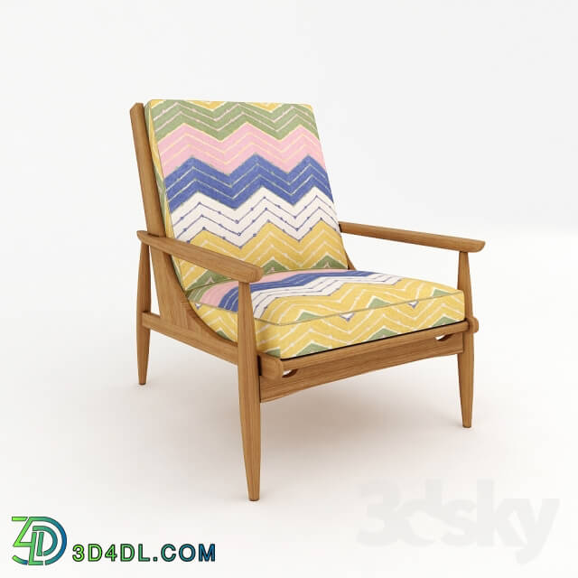 Arm chair - Hanne Chevron Armchair