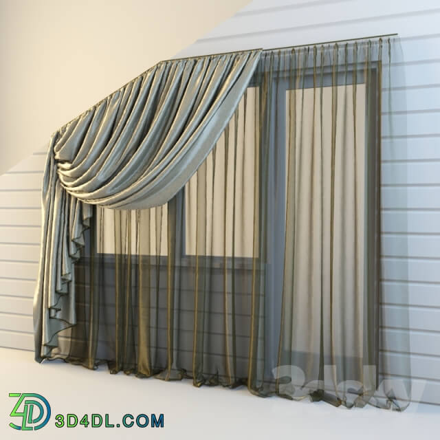 tulle chamfered window