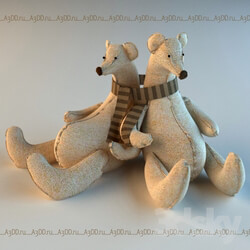 Toy - Bears in a scarf 