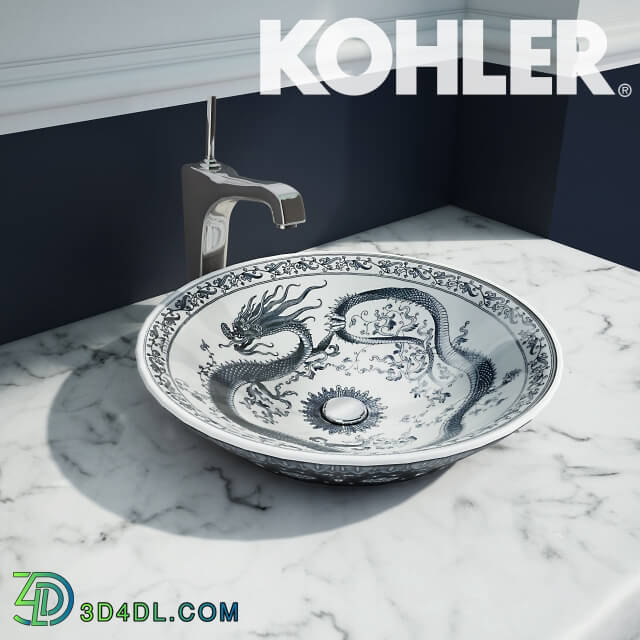 Wash basin - Kohler Imperial Blue _ Margaux