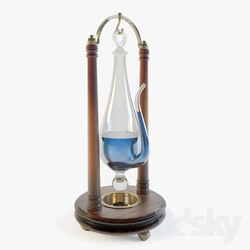 Other decorative objects - Barometer Authentic Models Tabletop Weather Glass 