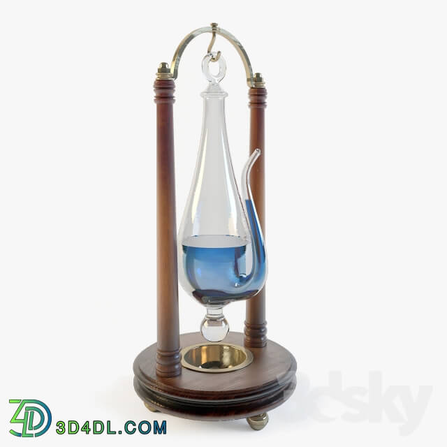 Other decorative objects - Barometer Authentic Models Tabletop Weather Glass