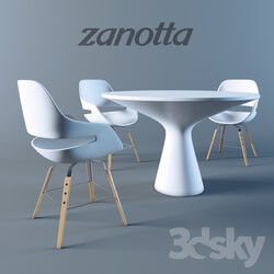 Table _ Chair - Set firm Zanotta 