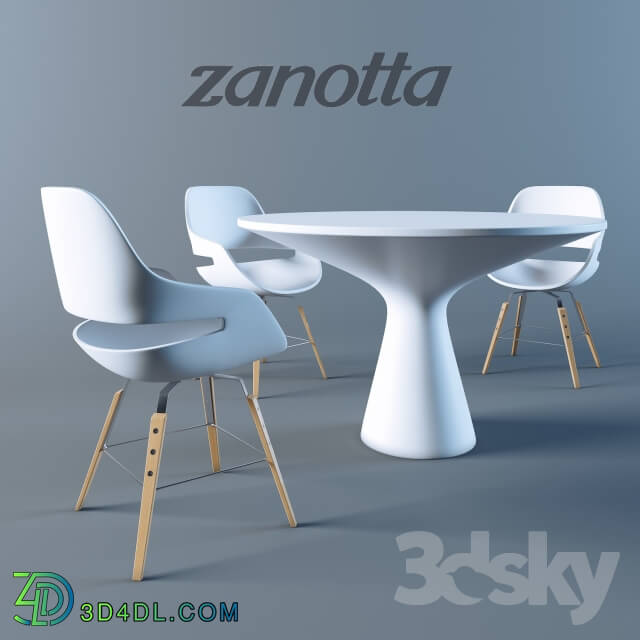 Table _ Chair - Set firm Zanotta