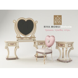 Miscellaneous Mirror nightstand chair Riva Mobili Sinfonie 